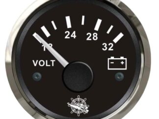 Voltmetro 18/32 V nero/lucida 27.321.15 Osculati