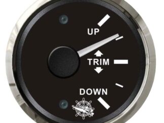 Indicatore trim 0-190 ohm nero/lucida 27.321.20 Osculati