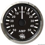 Amperometro con shunt 50 A nero/lucida 27.321.23 Osculati