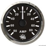 Amperometro con shunt 80 A nero/lucida 27.321.24 Osculati