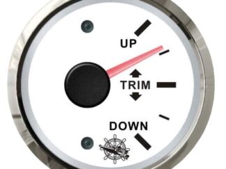 Indicatore trim 0-190 ohm bianco/lucida 27.322.20 Osculati