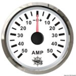 Amperometro con shunt 50 A bianco/lucida 27.322.23 Osculati