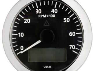 Contagiri 7000 RPM nero 27.580.04 VDO Marine