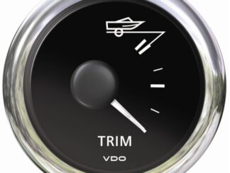 Indicatore trim nero 27.596.01 VDO Marine