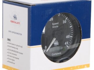 Spidometro Pitot 0-65 MPH nero/lucida 27.326.10 Osculati