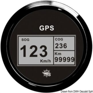 Log con bussola e totalizzatore GPS nero/nera 27.781.02 Osculati