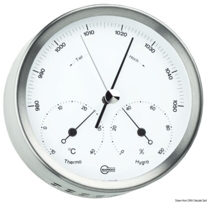 Baro/termo/igrometro Barigo Steel 28.080.01 Barigo