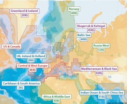 Cartografia Navionics XL9-NAVIONICS+ Global Region 29.080.11 Navionics