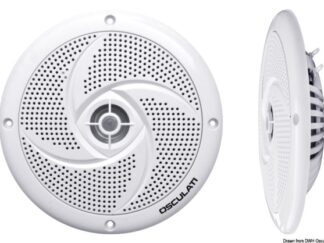 Coppia di casse stereo ultra piatte doppio cono bianche 6,5" 29.742.05 Osculati