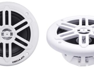 Coppia di casse stereo doppio cono bianche 8" - 2X180W 29.743.05 Osculati