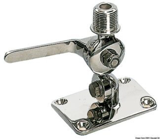 Base inox a doppio snodo per antenna 29.899.00 Osculati