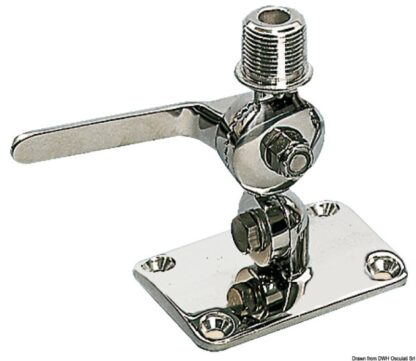 Base inox a doppio snodo per antenna 29.899.00 Osculati