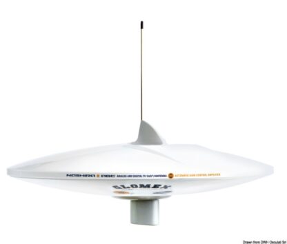 Antenna TV Glomex Nashira AGC/DAB/AM-FM bianca 29.925.20 Glomex