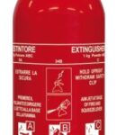 Estintore 1 Kg 5A 34 B C senza manometro 31.450.00 Anaf Antincendi