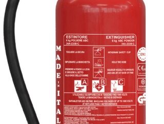 Estintore Solas a polvere 6 Kg MED 31.451.05 Anaf Antincendi