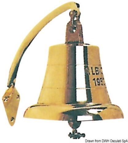Campana in bronzo massiccio 160 mm 32.234.00 0