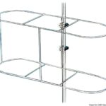 Portaparabordi 430 x 210 mm 33.203.02 Osculati