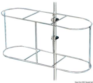 Portaparabordi 310 x 160 mm 33.204.02 Osculati