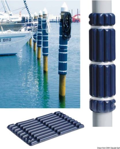 Protezione per pontile 800 mm blu 33.519.09 Osculati