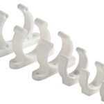 Clip bianca plastica pesante 40 mm 34.354.01 Osculati