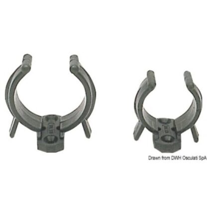 Clip bianca in nylon 17/23 mm 34.354.25 Osculati