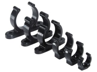 Clip nera plastica pesante 20 mm 34.355.03 Osculati