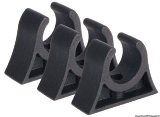 Clip nera per tubi 60/65 mm 34.358.60 Osculati