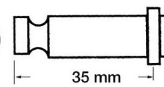 Osculati 34.430.06 Scalmo Plastica/Ottone 12 X 35 Mm
