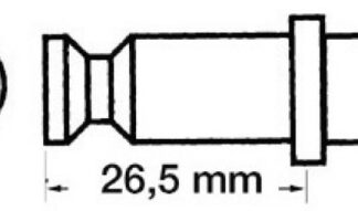 Osculati 34.430.08 Scalmo Plastica/Ottone 12,5 X 26,5 Mm