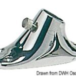 Base inox per asta 35.390.01 35.390.12 Osculati