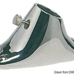 Base inox per asta 35.390.10 35.390.13 Osculati