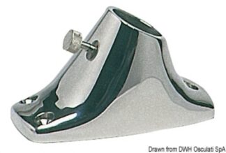 Base inox per asta 35.390.10 35.390.13 Osculati