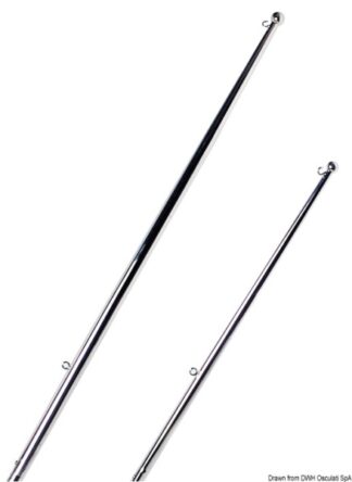 Asta bandiera inox con pallina 1200 mm 35.392.04 Osculati