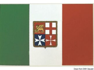 Bandiera adesiva Italia 15 x 22 cm 35.452.83 Osculati