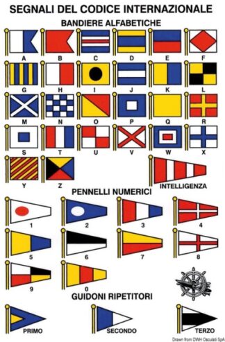 Adesivo codici internazionali 35.452.90 Osculati