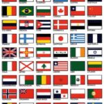Tabella adesiva bandiere nazionalità 35.452.95 Osculati
