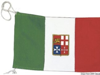 Bandiera Italia Marina Mercantile 70 x 100 cm 35.453.15 Osculati