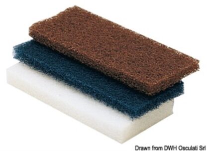 Coppia cuscinetti abrasivi blu 36.170.20 Shurhold Industries