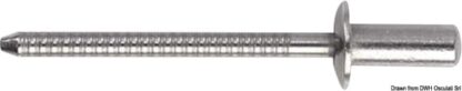 Rivetti inox 4.8 x12 cf.500 37.220.12 Osculati