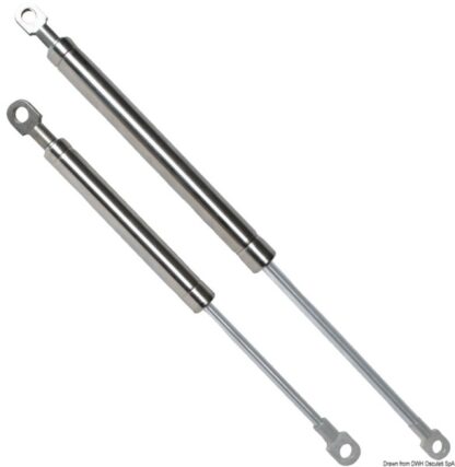 Molla a gas 500 mm 30 kg inox 38.009.12 Osculati