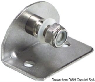 Piastrina 90° compact filetto 8 mm c/perno interno 38.013.25 Osculati
