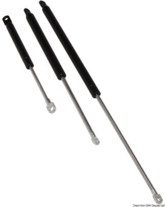 Molla a gas 244 mm 9 kg 38.005.00 Osculati