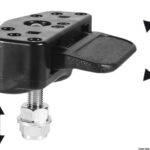 Chiusura verticale a scomparsa nera 38.109.00 Taco Marine