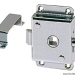 Serratura per WC ottone cromato 70x45 mm 38.131.50 Osculati