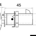 Chiusura Flush Lock quadra 38.179.41 Osculati