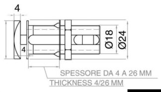 Chiusura Flush Lock rettangolare 38.179.51 Osculati