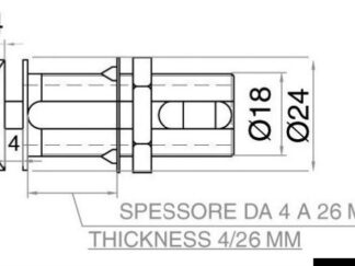 Chiusura Flush Lock rettangolare 38.179.51 Osculati