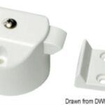 Scrocco antine in plast. bia 38.185.01 Sugatsune