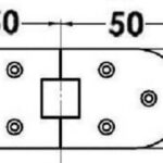 Cerniera microf. mm 100x40 38.290.02 Osculati