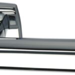 Coppia maniglie Square in ottone cromato 38.348.56 0